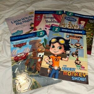 Step Into Reading Level 2 Lot Of 5 Children’s Paperback Books